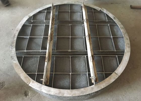 SS304 Dzianinowy separator pary wodnej z pierścieniem nośnym i belką